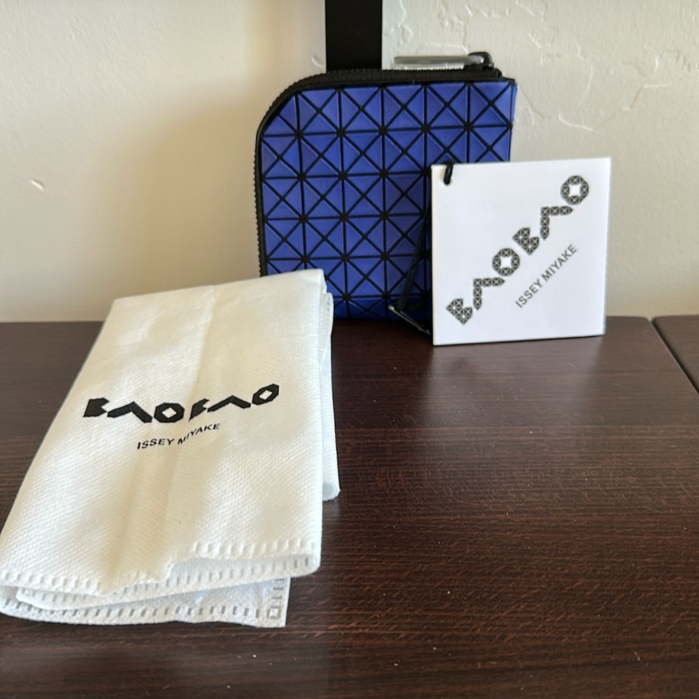 Authentic Issey Miyake blue BaoBao small wallet